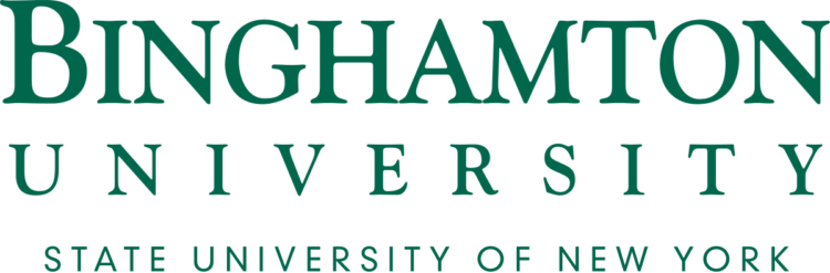 binghamton university logotype lock up